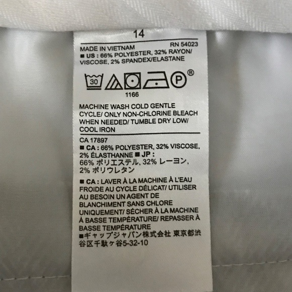 BANANA REPUBLIC Avery Ankle Trouser Pants Gray Belted Women’s Plus Size 14 NWT - Picture 10 of 16